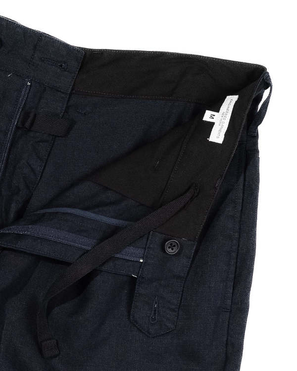 Engineered Garments Linen Twill Sunset Short - Navy | Garmentory
