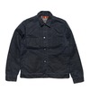 Freenote Cloth RJ 1 Riders Jacket Waxed Canvas - Black/Red Interior - Thumbnail 1