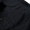 Freenote Cloth RJ 1 Riders Jacket Waxed Canvas - Black/Red Interior - Thumbnail 4