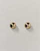 Annika Inez Small Hemisphere Earrings - Thumbnail 1