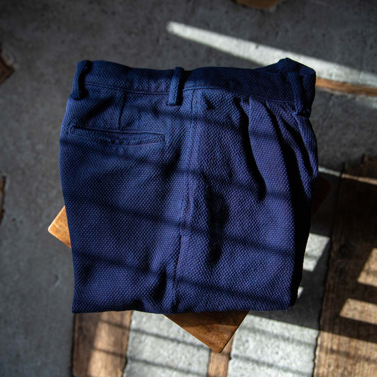 Blue Blue Japan Woven Pure Indigo Light Sashiko 5 Pocket Pants - Image 6 of 10