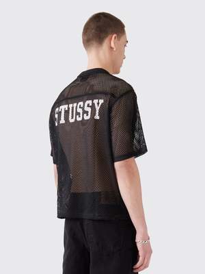 Stussy Team 80 Jersey - Black | Garmentory