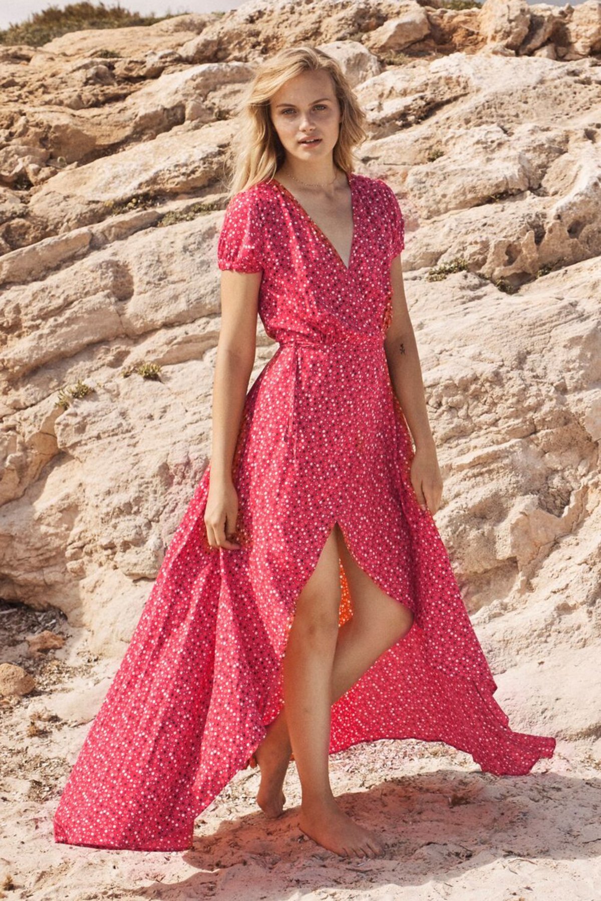auguste wrap maxi dress Auguste Daphne Easy Days Maxi Wrap Dress