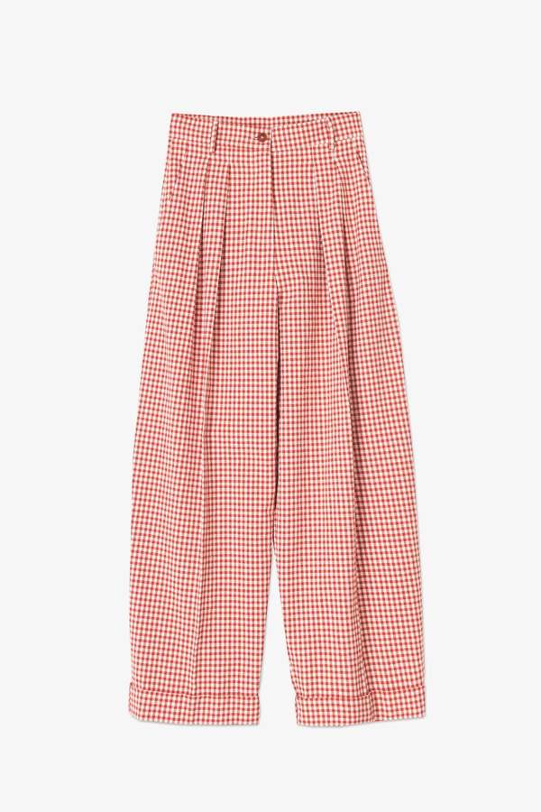 Alysi PLEATED TROUSERS - COTTO