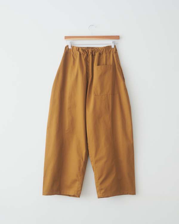 Sage Nation Box Pleat Trouser - Pecan | Garmentory