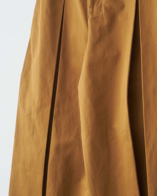 Sage Nation Box Pleat Trouser - Pecan | Garmentory
