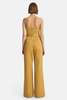 A.L.C. Presley Strapless Cotton Jumpsuit - Aged Bronze - Thumbnail 1