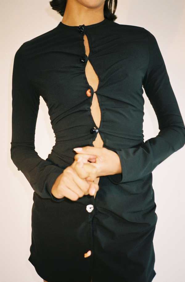 Lucille Thivre Glass Mini Dress