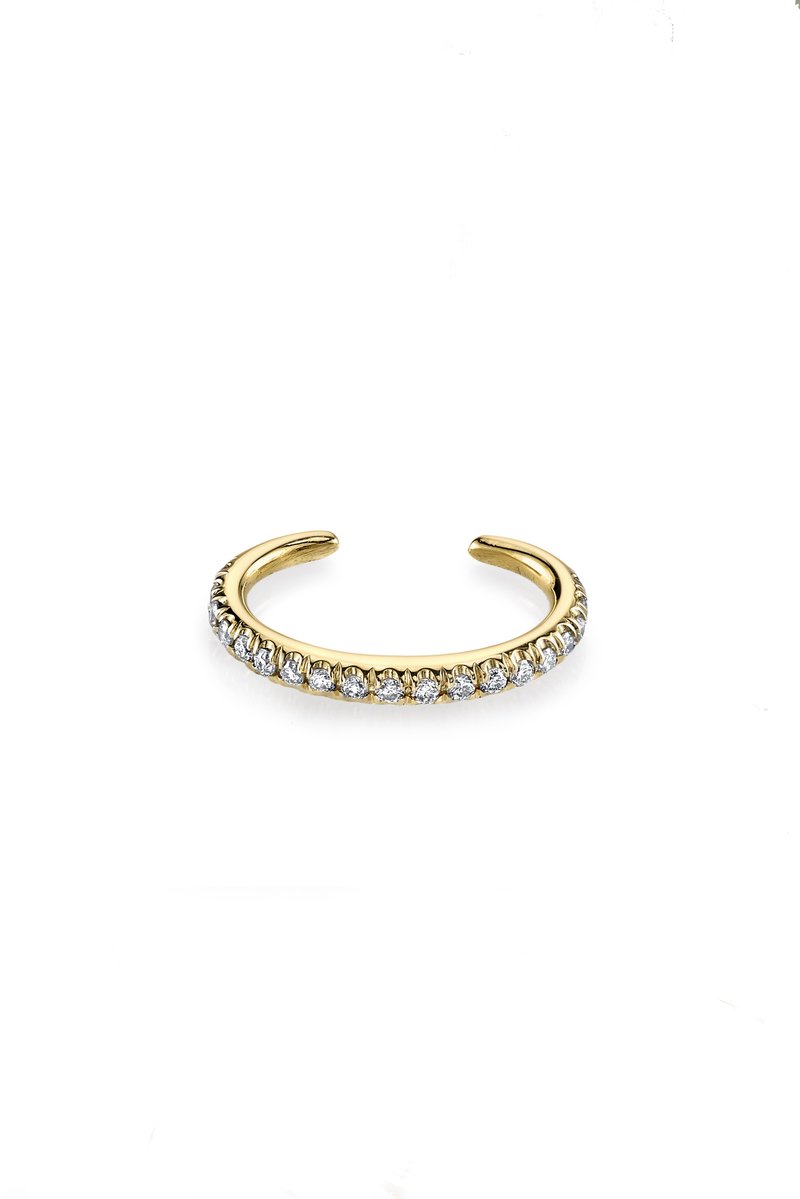 Gabriela Artigas Reloaded Ear Cuff with Pave Diamonds