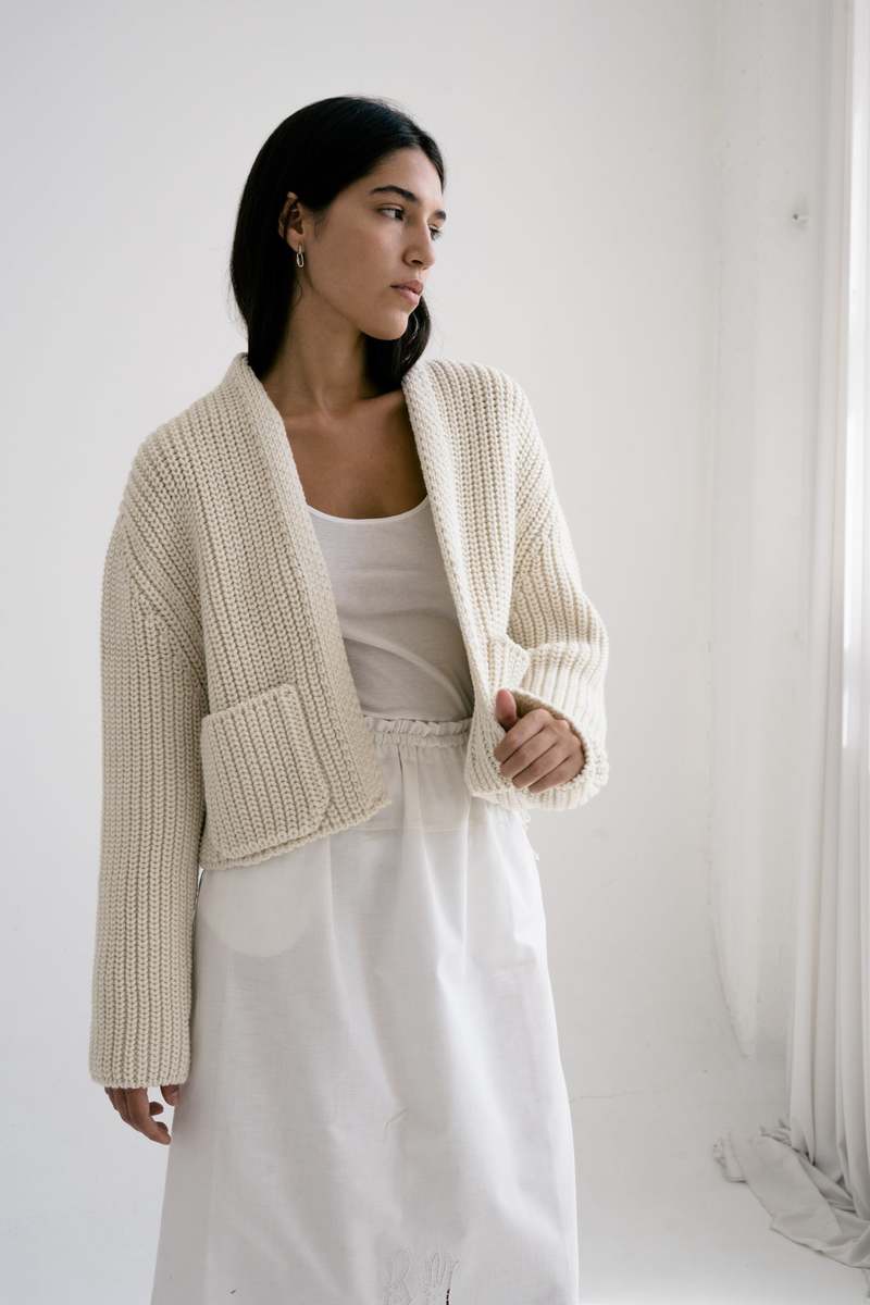 Ound Boj Cardigan - Ivory