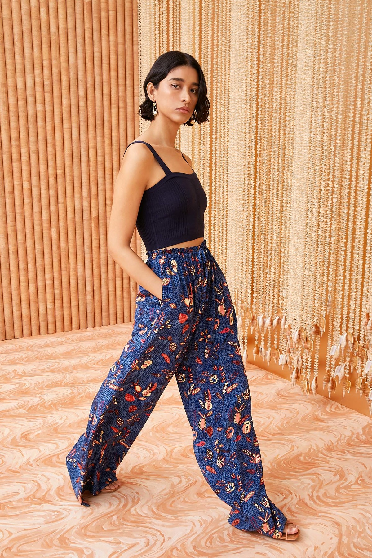Ulla Johnson Sawyer Pant - Blue Dahlia | Garmentory