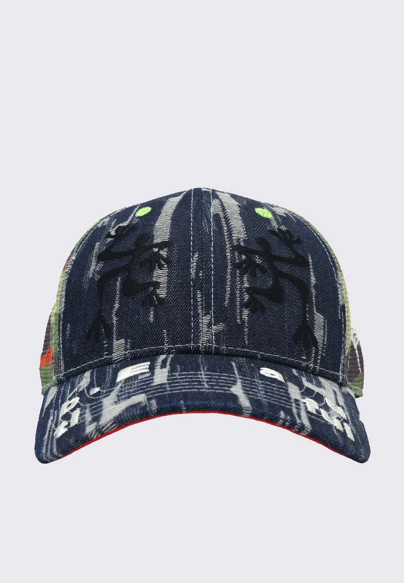 b.eautiful Biyu 2 Hat - Black/Camo | Garmentory