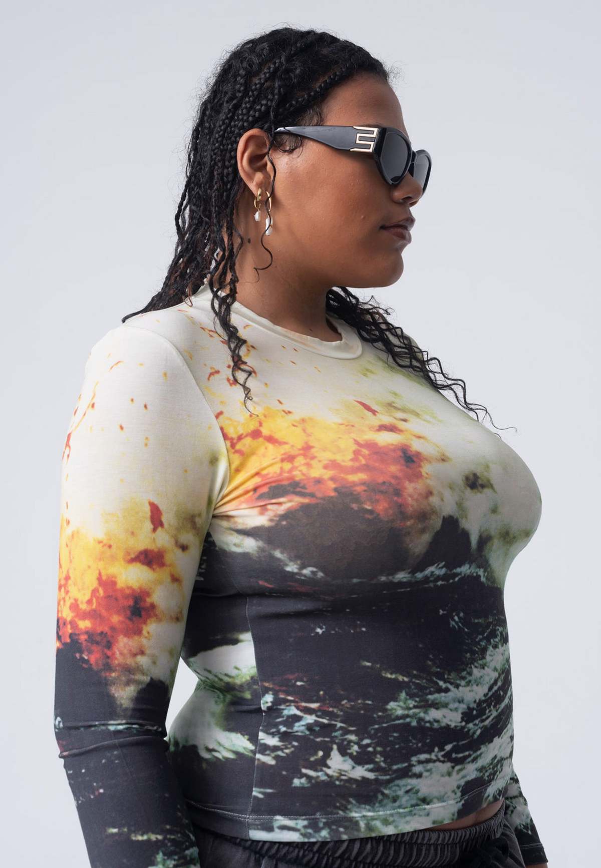 【Carne Bollente】I Lava you tops Carne Bollente I Lava You Top - Allover | Garmentory