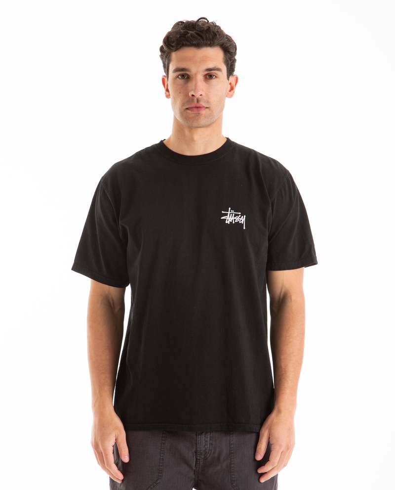 stussy BASIC STÜSSY TEE PIGMENT DYED Basic Stussy Pigment Dyed Tee | HOMEBRED