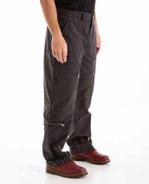 Stussy Pigment Dye Ripstop Flight Pant - Black | Garmentory