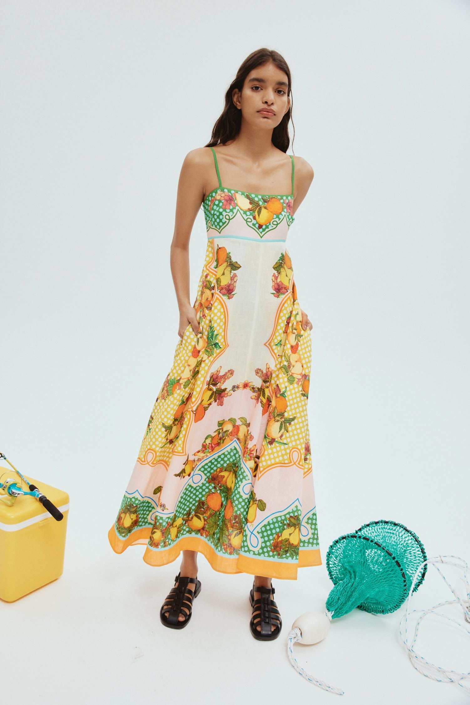 ALMAIS Lemonis Sundress | Garmentory ALMAIS Lemonis Sundress | Garmentory