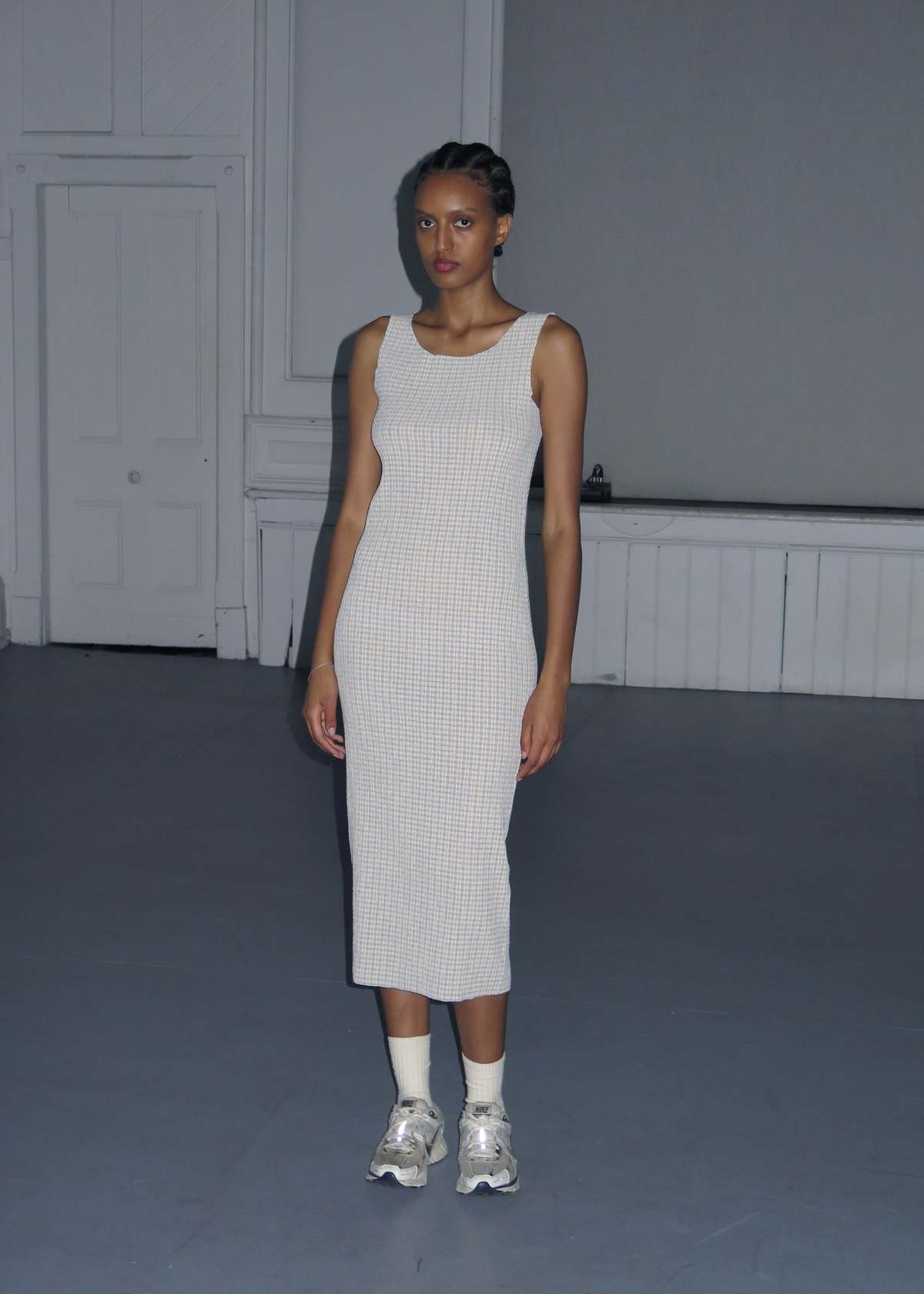 lavender and cream dress Lavender Loom Dress in Cream by Three Bird Nest