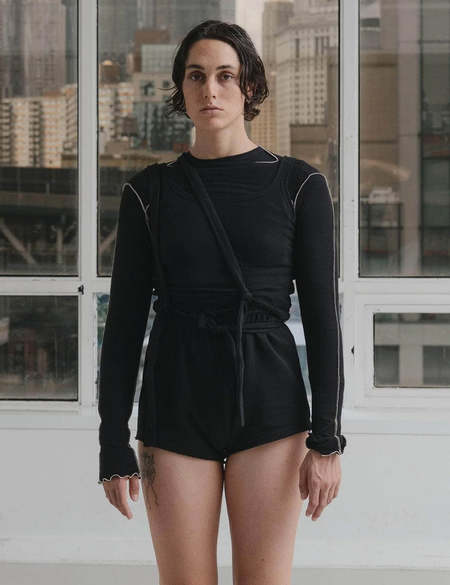 BASERANGE▲△LOOSE SWEAT SHORT Baserange Loose Sweat Short - Spring Reverse Terry | Garmentory