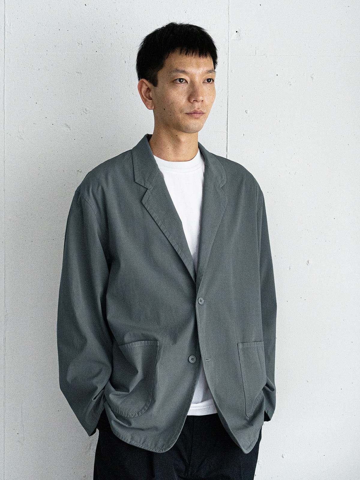 25SS STILL BY HAND　Garment-dye 2B jacket 25SS》【STILL BY HAND】GARMENT-DYE 2B JACKET＆2TUCK PANTS