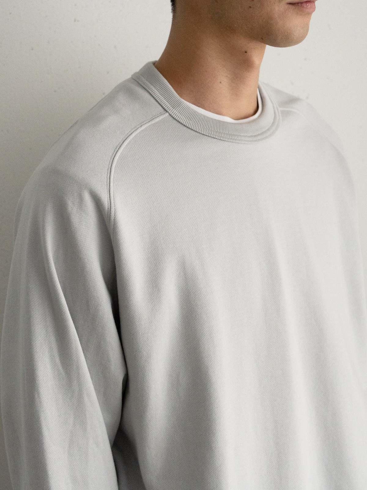 Still By Hand Pima Cotton Sweatshirt - Mint | Garmentory