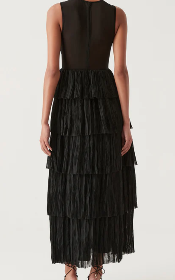 aje escapist maxi dress Aje Escapist Maxi Dress in Black