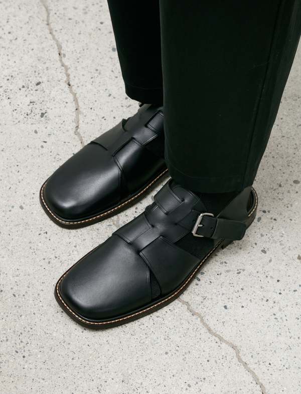 Lemaire Fisherman Sandals - Black | Garmentory