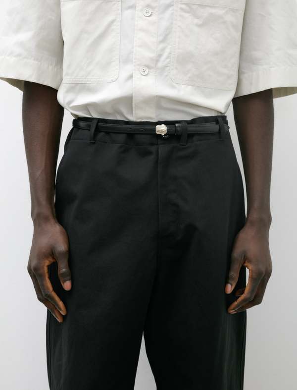 Lemaire Military Black 15 belt - Black | Garmentory