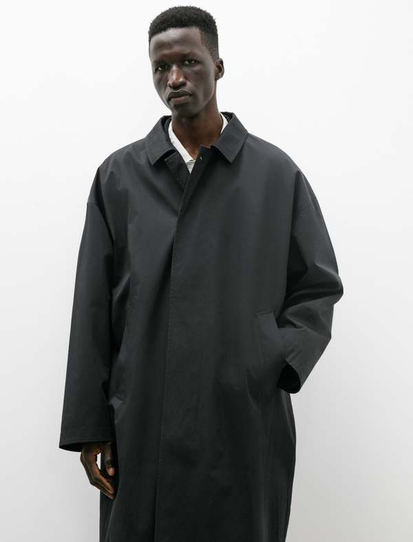 Lemaire Over Coat - Jet Black | Garmentory