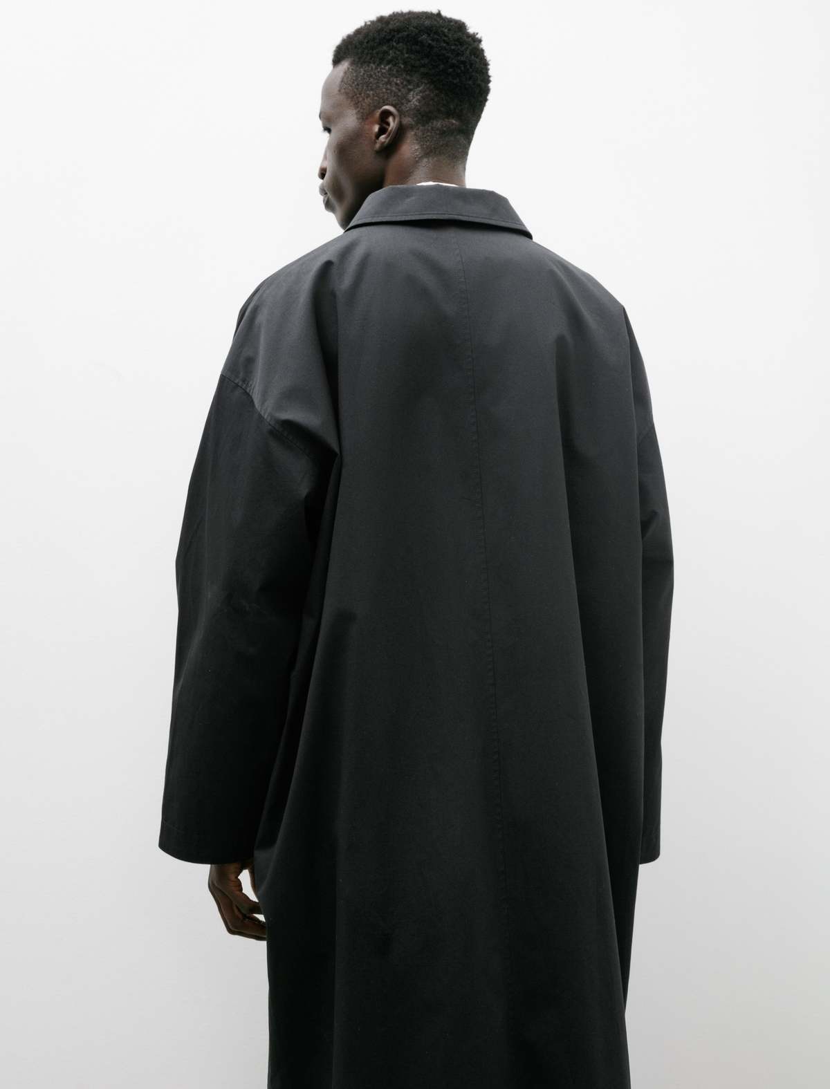 Lemaire Over Coat - Jet Black | Garmentory