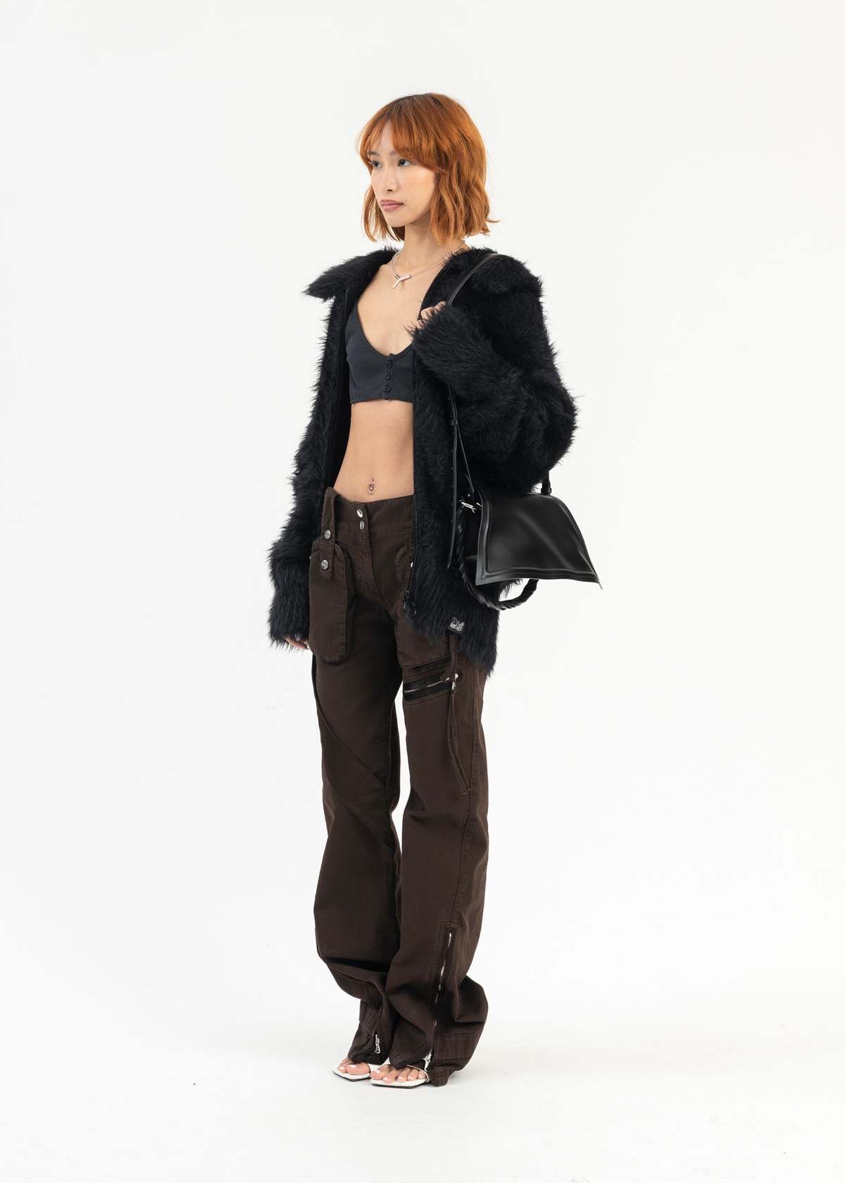 Y/project Mini Wire Bag - Black - Image 5 of 9