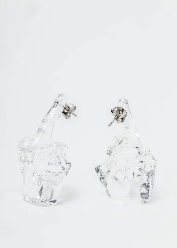 Y/project MIDI FUCK YOU PENDANT EARRING - Multi | Garmentory