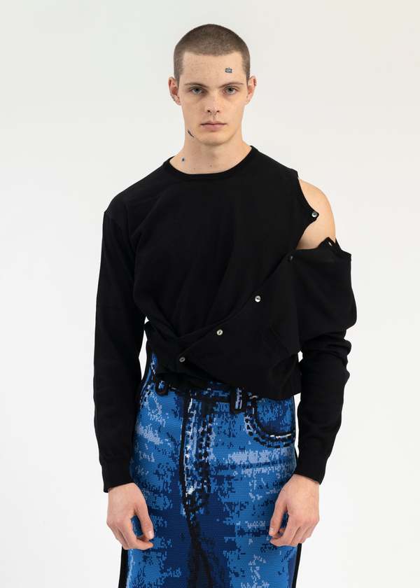 AI Image Generation Mistake Knit Top