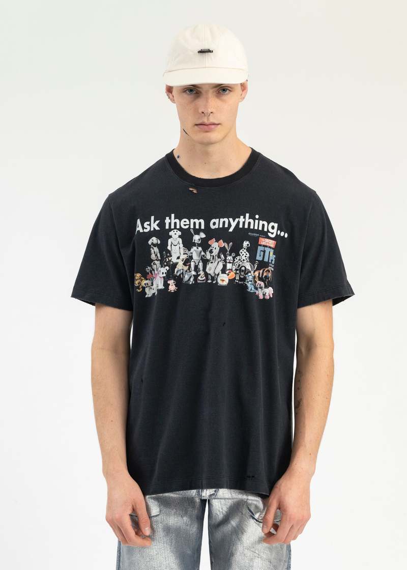 doublet Ask them anything Tシャツ