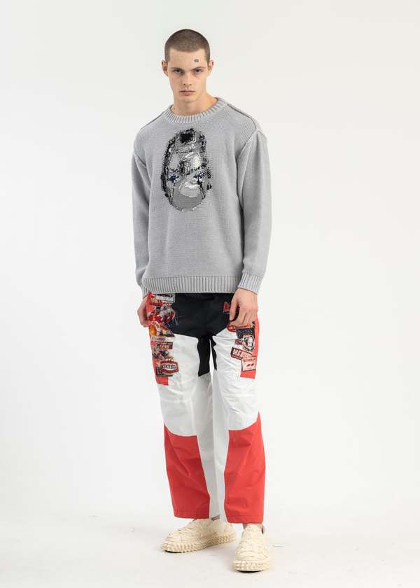 パンツ doublet A.I. PATCHES EMBROIDERED PANTS doublet A.I. PATCHES EMBROIDERED PANTS - メルカリ