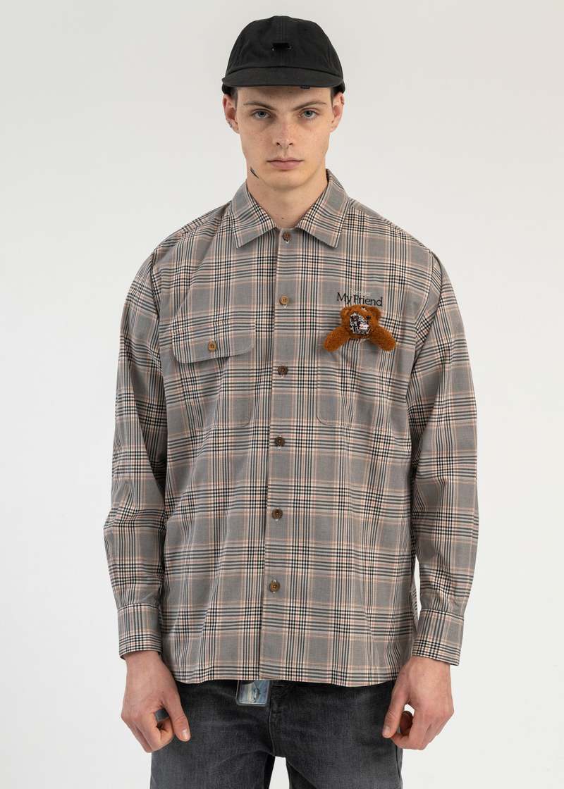T*i様 doublet shirt with my friend Doublet Shirt With My Friend - Grey Multi | Garmentory
