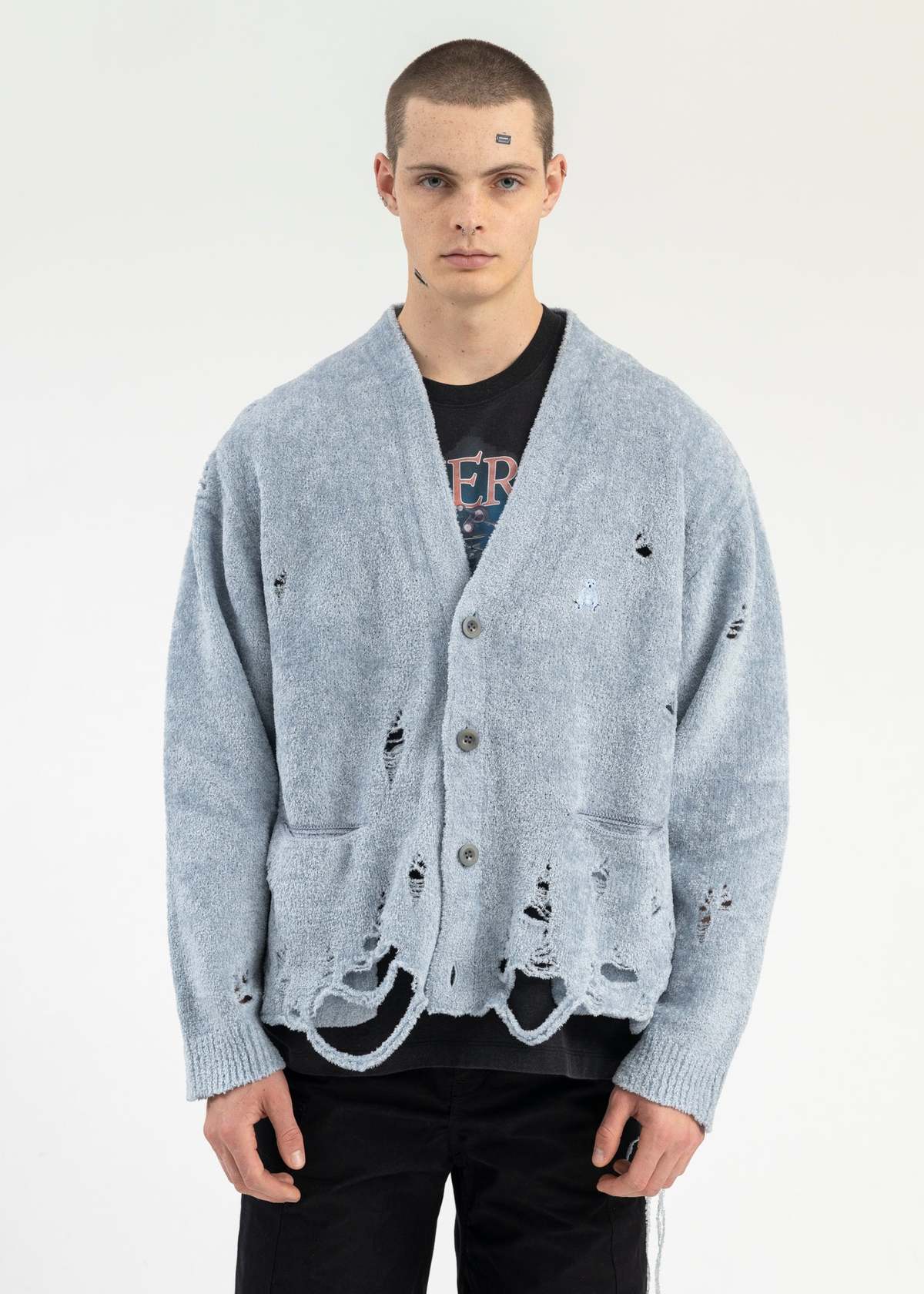 Doublet Silk Velour Short - Light Blue | Garmentory