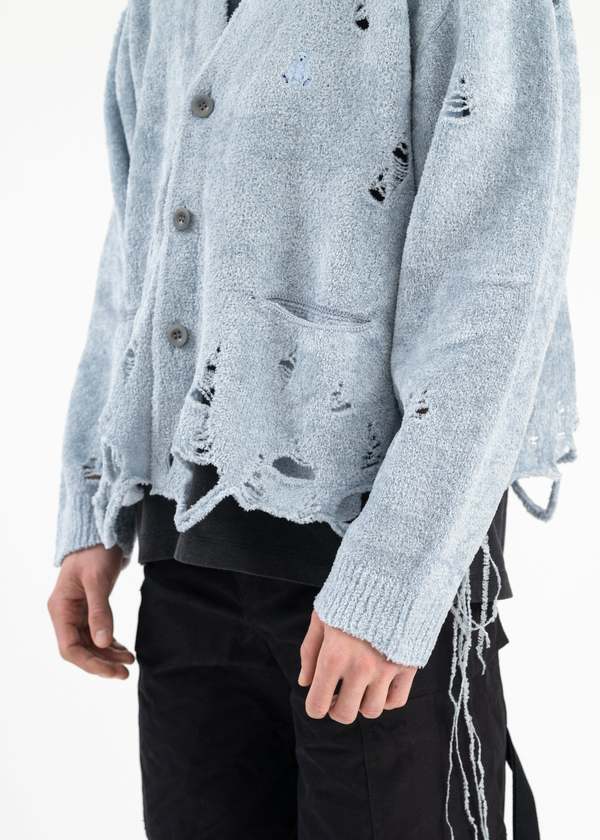 Doublet Silk Velour Short - Light Blue | Garmentory