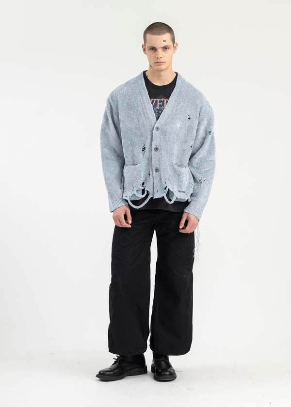 Doublet Silk Velour Short - Light Blue | Garmentory