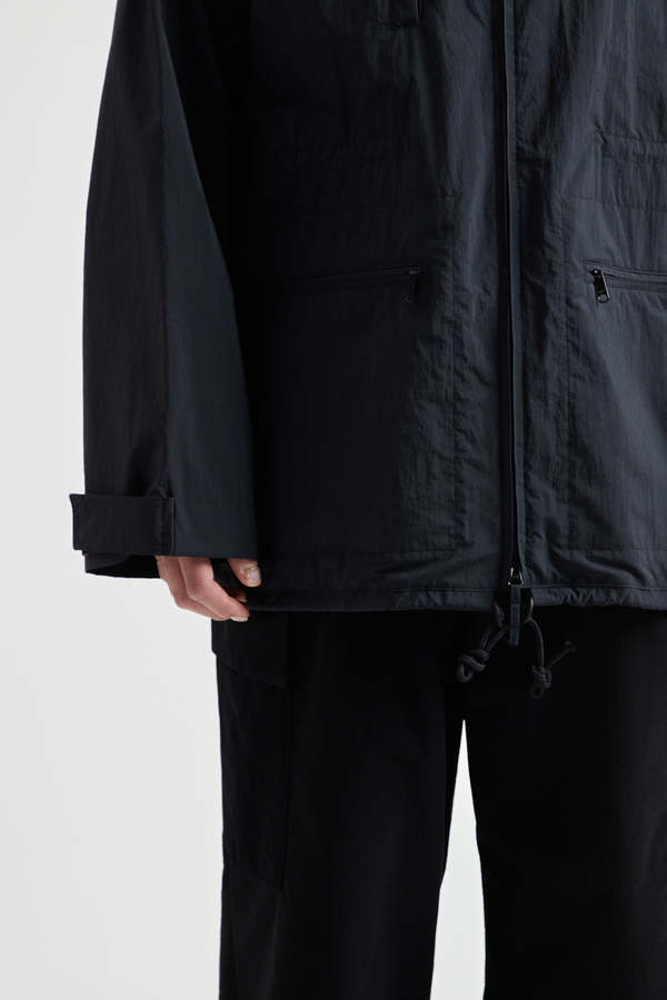 Aton Travel Nylon Packable Jacket - Black | Garmentory