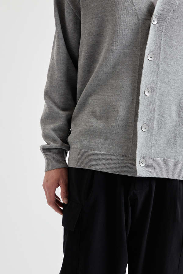 ATON WOOL WASHI OVERSIZED CARDIGAN ATON WOOL WASHI OVERSIZED