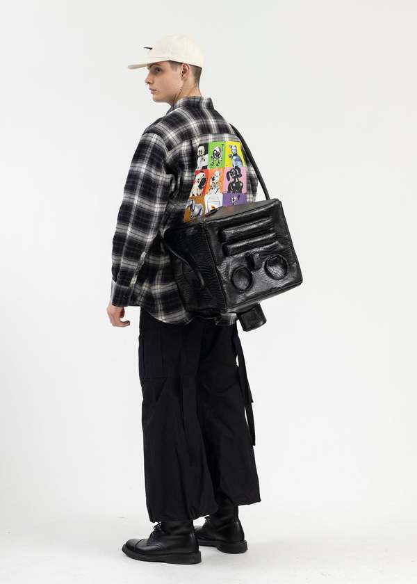 Doublet BLACK ROBOT LEGS CARGO PANTS - BLACK | Garmentory