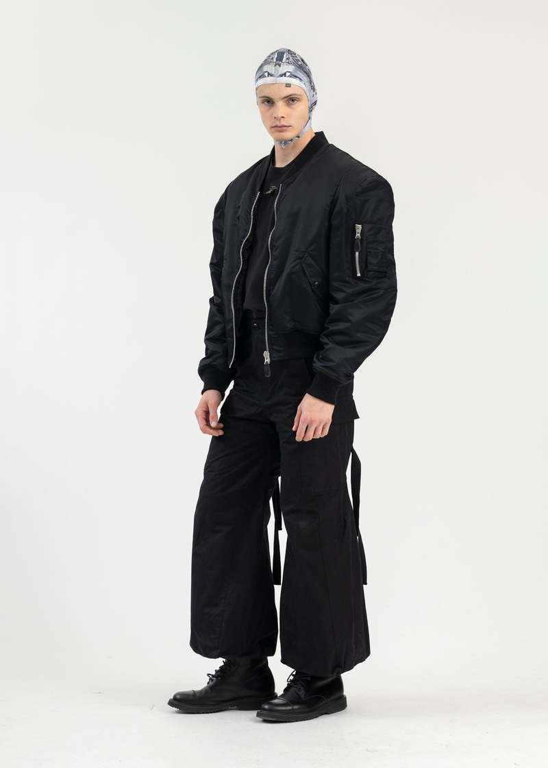Doublet BLACK ROBOT LEGS CARGO PANTS - BLACK | Garmentory