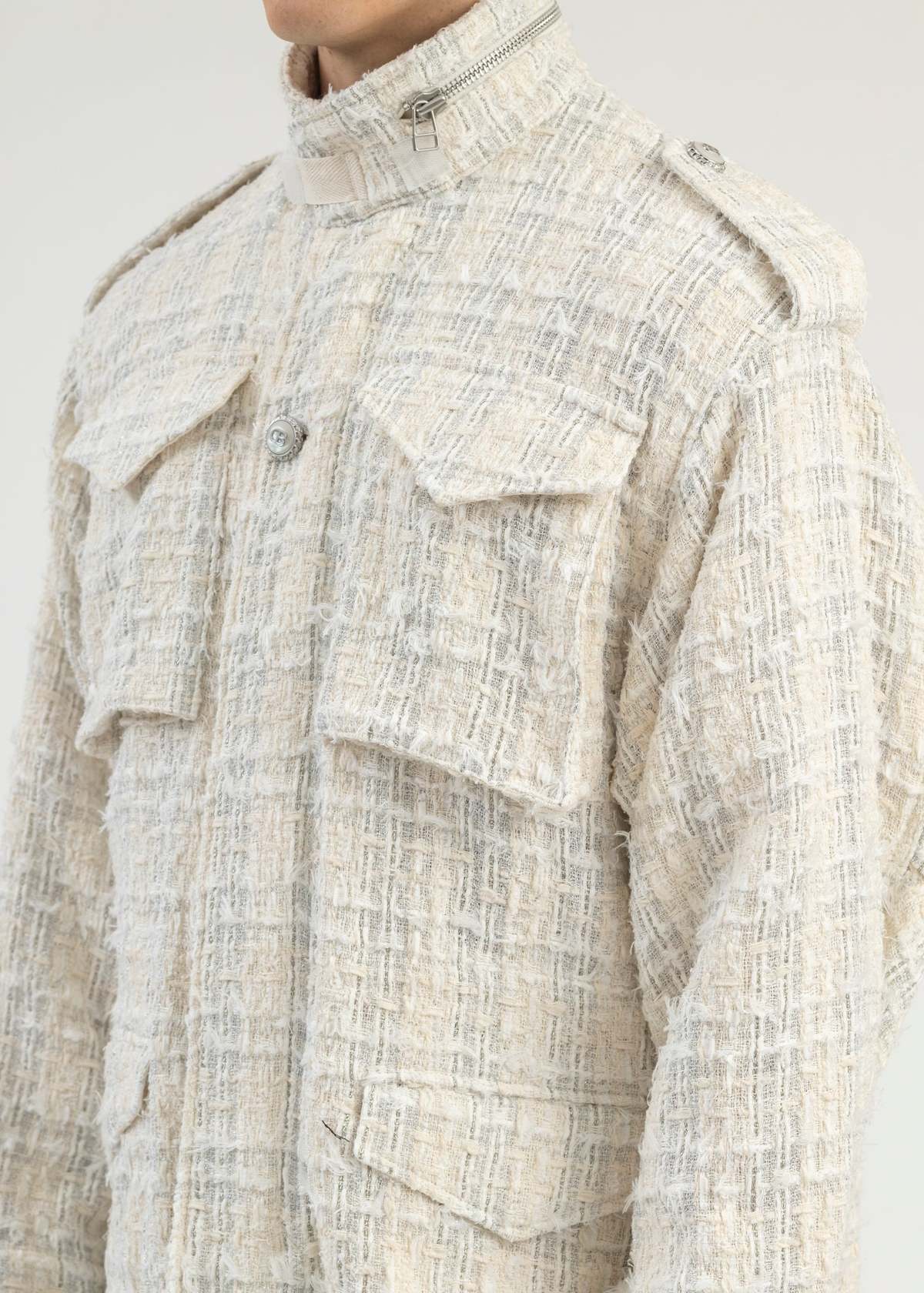 doublet CUTOFF TWEED FIELD JACKET S