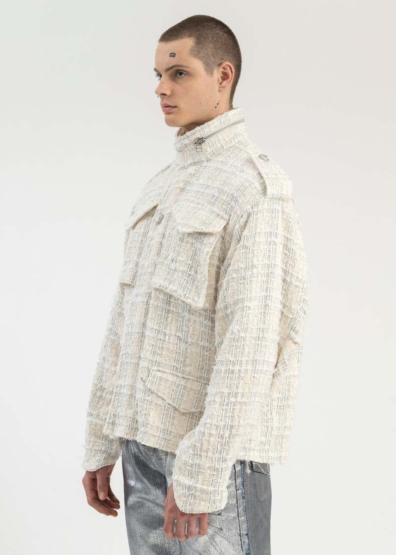 doublet CUTOFF TWEED FIELD JACKET S