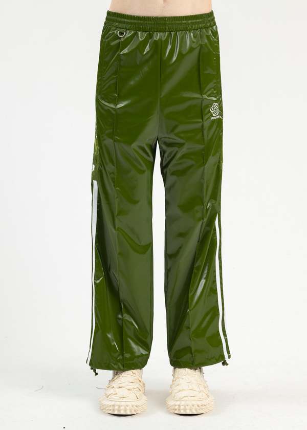 Doublet LAMINATE TRACK PANTS - KHAKI | Garmentory