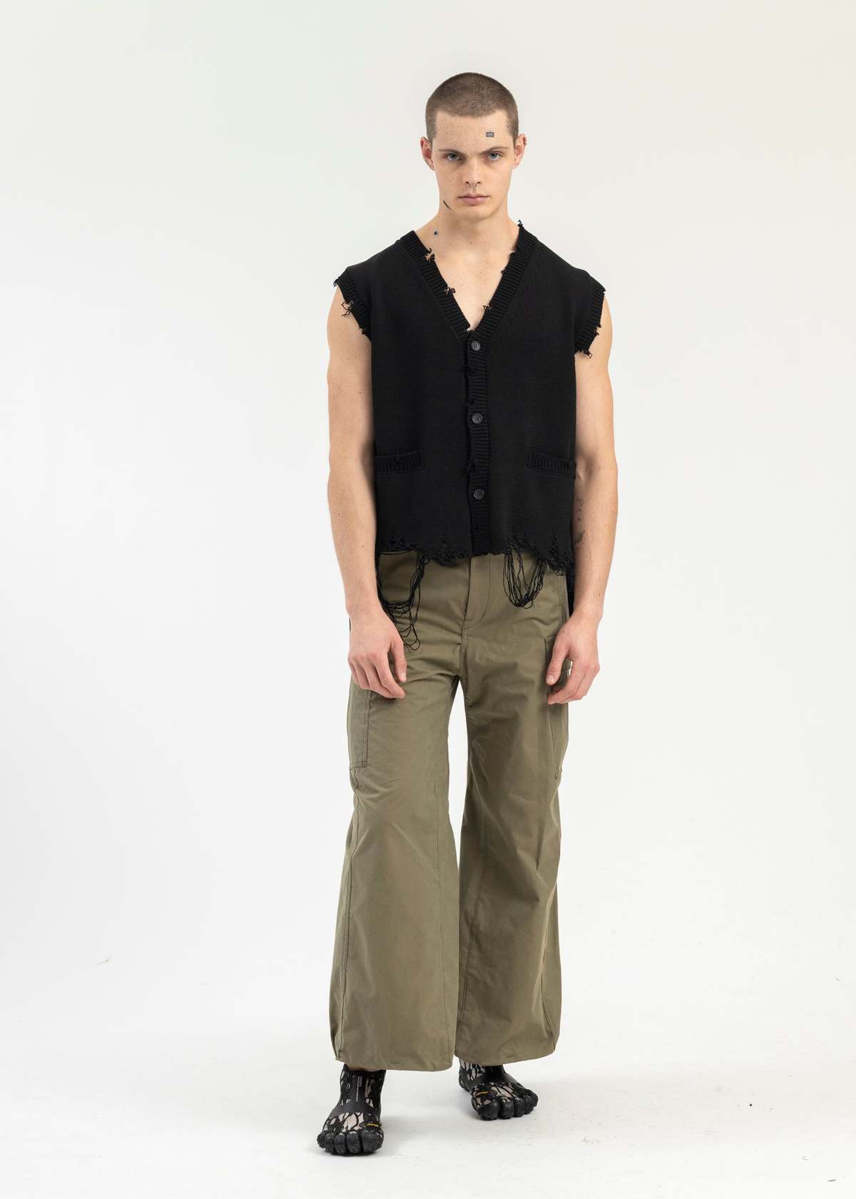 パンツ doublet ROBOT LEGS CARGO Doublet KHAKI ROBOT LEGS CARGO PANTS - Khaki | Garmentory