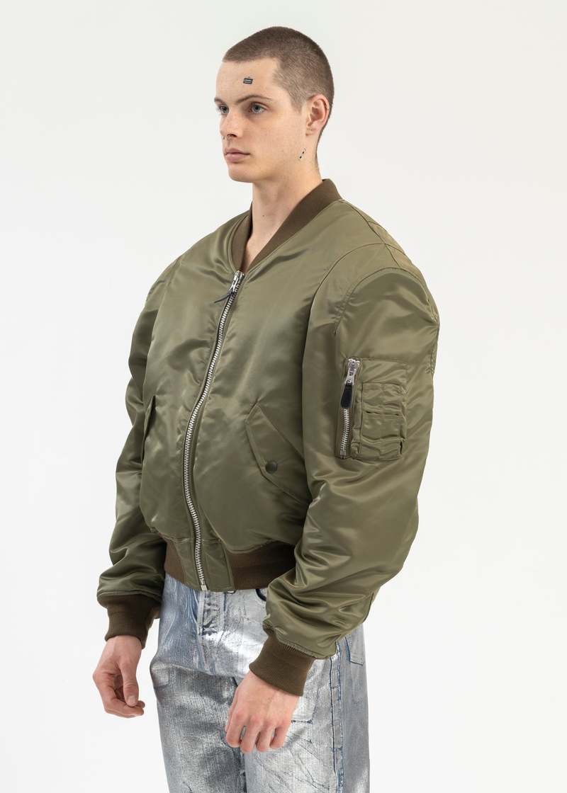ジャケット・アウター doublet ROBOT SHOULDER BOMBER JACKET Doublet Robot Shoulder Bomber Jacket - Khaki | Garmentory