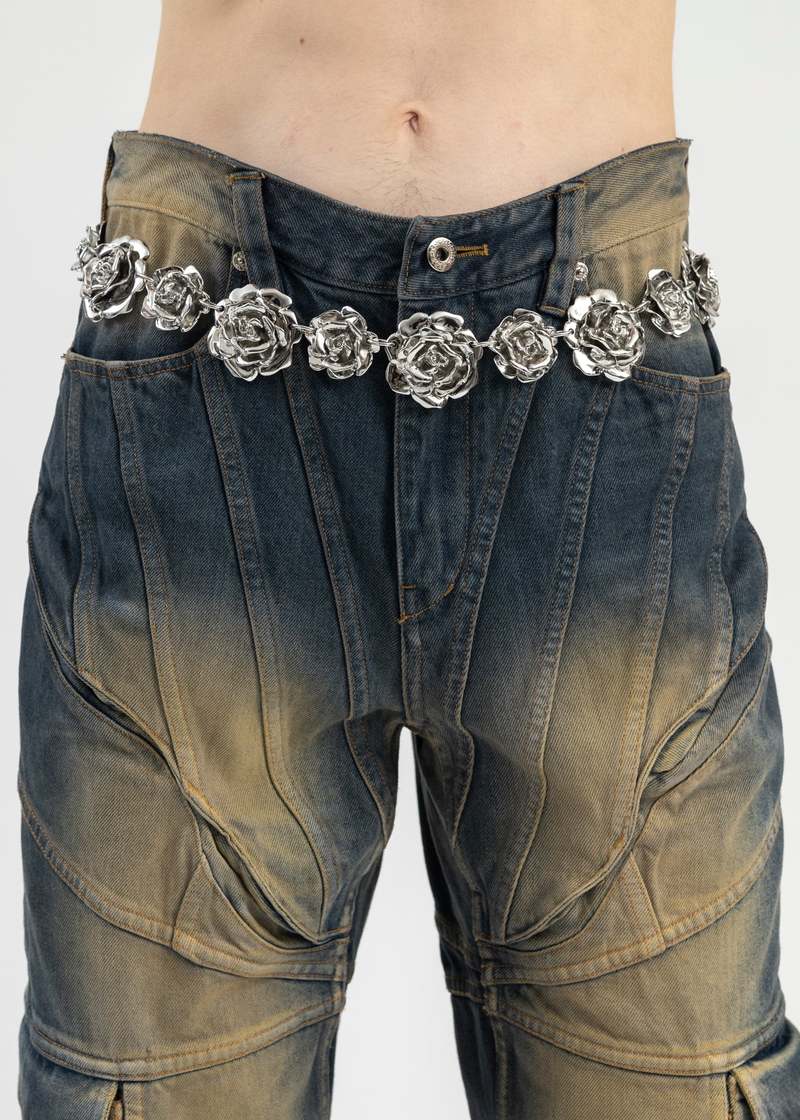 ベルト BLUMARINE Cintura Blumarine NIKEL FREE TELAIO CINTURA C/ROSE ZAMA - Multi