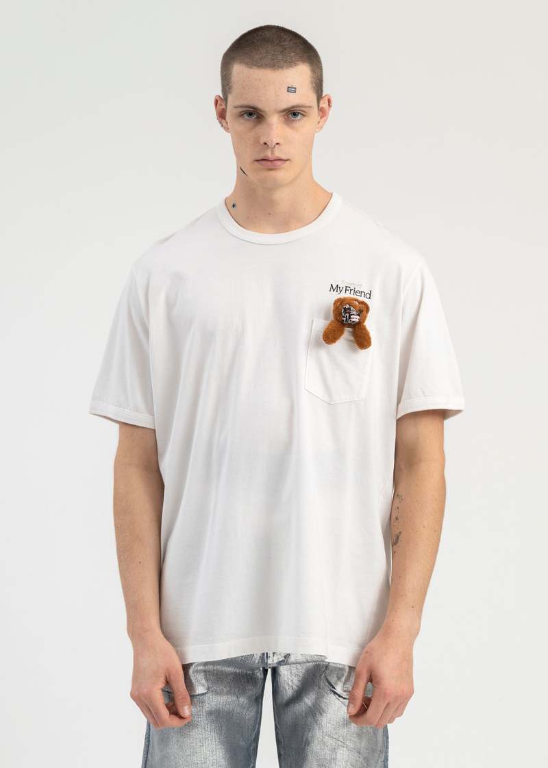 Doublet WITH MY FRIEND T SHIRT - WHITE | Garmentory 