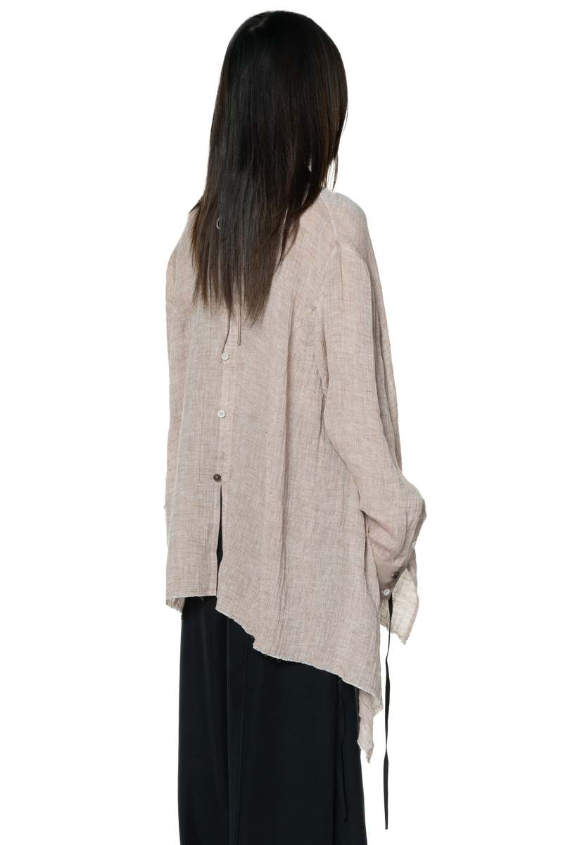 Professor.E Oversized Button Back Shirt | Garmentory